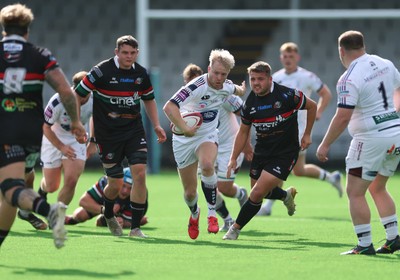101026 Swansea RFC v Ebbw Vale, Super Rugbi Cymru - Mat Protheroe of Swansea breaks away