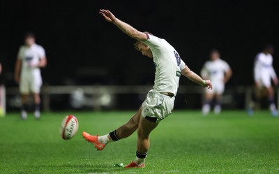 021025 - Swansea RFC v Newport RFC, Super Rygbi Cymru - Josh Phillips of Swansea kicks conversion