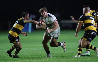 021025 - Swansea RFC v Newport RFC, Super Rygbi Cymru - Daf Davies of Swansea charges forward