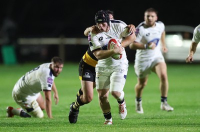 021025 - Swansea RFC v Newport RFC, Super Rygbi Cymru - Jamie Cox of Swansea charges forward