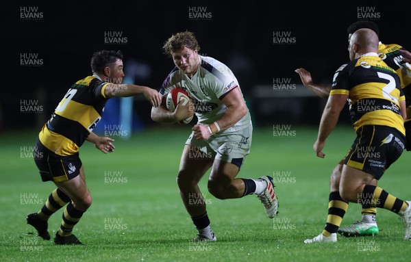 021025 - Swansea RFC v Newport RFC, Super Rygbi Cymru - Daf Davies of Swansea charges forward