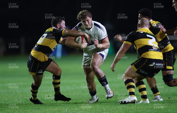 021025 - Swansea RFC v Newport RFC, Super Rygbi Cymru - Daf Davies of Swansea charges forward