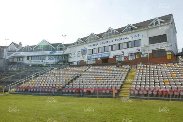 060503 - Swansea v Caerphilly - Welsh Premiership - Swansea's Clubhouse at St Helen's