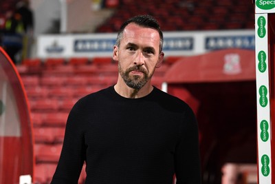 110226 - Swindon Town v Newport County - Sky Bet League 2 - Newport County Head Coach, Christian Fuchs arrives at the stadium