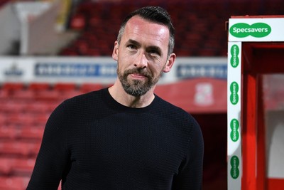 110226 - Swindon Town v Newport County - Sky Bet League 2 - Newport County Head Coach, Christian Fuchs arrives at the stadium