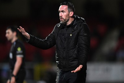 110226 - Swindon Town v Newport County - Sky Bet League 2 - Newport County Head Coach, Christian Fuchs
