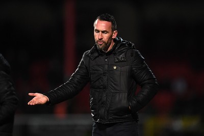 110226 - Swindon Town v Newport County - Sky Bet League 2 - Newport County Head Coach, Christian Fuchs