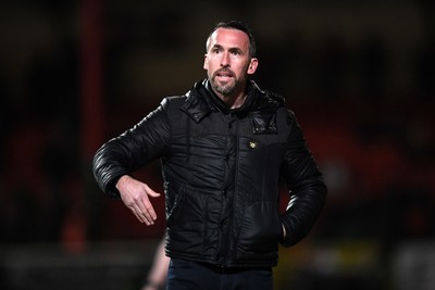 110226 - Swindon Town v Newport County - Sky Bet League 2 - Newport County Head Coach, Christian Fuchs