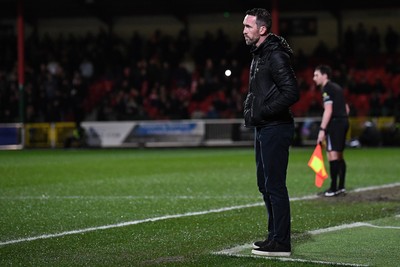 110226 - Swindon Town v Newport County - Sky Bet League 2 - Newport County Head Coach, Christian Fuchs