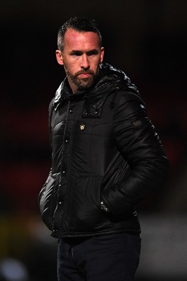 110226 - Swindon Town v Newport County - Sky Bet League 2 - Newport County Head Coach, Christian Fuchs