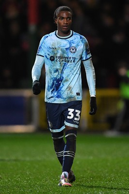 110226 - Swindon Town v Newport County - Sky Bet League 2 - Tanatswa Nyakuhwa of Newport County