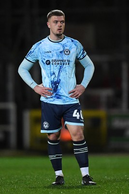 110226 - Swindon Town v Newport County - Sky Bet League 2 - Cole Jarvis of Newport County