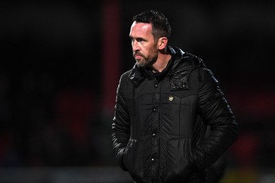 110226 - Swindon Town v Newport County - Sky Bet League 2 - Newport County Head Coach, Christian Fuchs