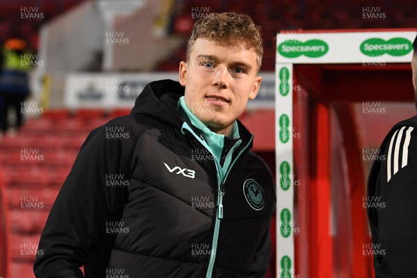110226 - Swindon Town v Newport County - Sky Bet League 2 - Sven Sprangler of Newport County arrives at the stadium