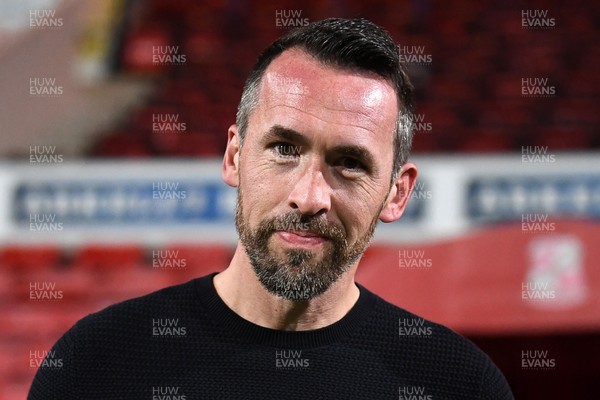 110226 - Swindon Town v Newport County - Sky Bet League 2 - Newport County Head Coach, Christian Fuchs arrives at the stadium