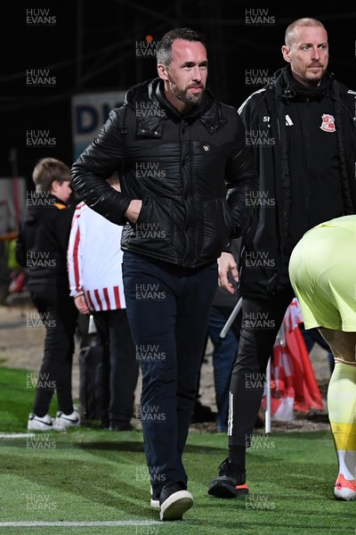 110226 - Swindon Town v Newport County - Sky Bet League 2 - Newport County Head Coach, Christian Fuchs