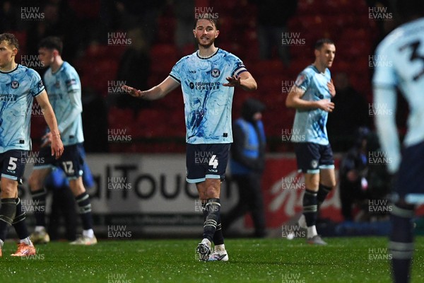 110226 - Swindon Town v Newport County - Sky Bet League 2 - Matthew Baker of Newport County