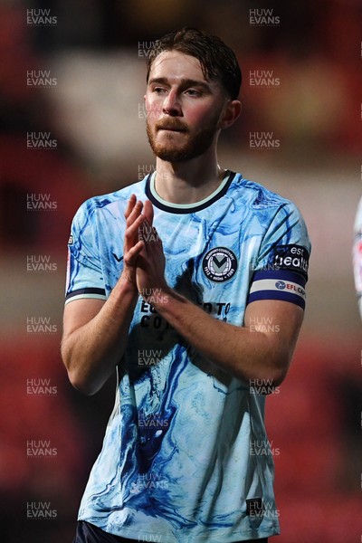 110226 - Swindon Town v Newport County - Sky Bet League 2 - Matthew Baker of Newport County at full time