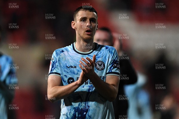 110226 - Swindon Town v Newport County - Sky Bet League 2 - Ciaran Brennan of Newport County at full time