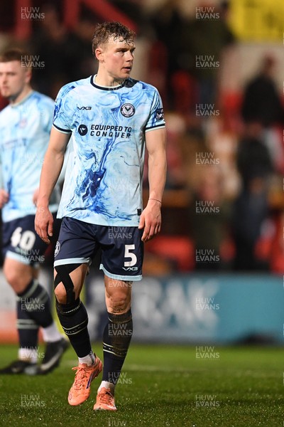 110226 - Swindon Town v Newport County - Sky Bet League 2 - Dejected Sven Sprangler of Newport County