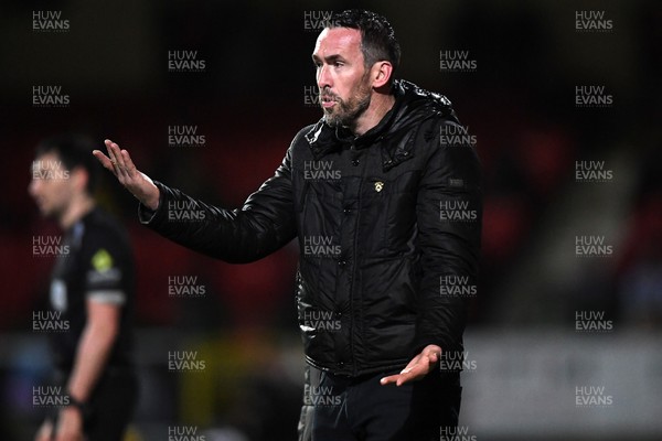 110226 - Swindon Town v Newport County - Sky Bet League 2 - Newport County Head Coach, Christian Fuchs