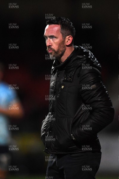 110226 - Swindon Town v Newport County - Sky Bet League 2 - Newport County Head Coach, Christian Fuchs