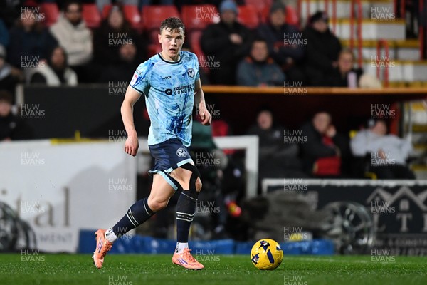 110226 - Swindon Town v Newport County - Sky Bet League 2 - Sven Sprangler of Newport County