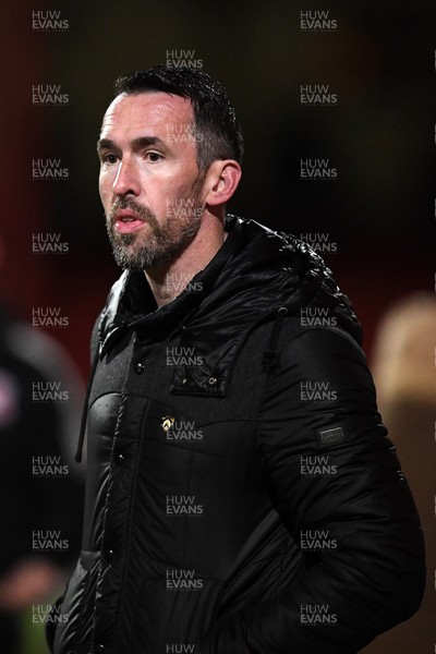 110226 - Swindon Town v Newport County - Sky Bet League 2 - Newport County Head Coach, Christian Fuchs