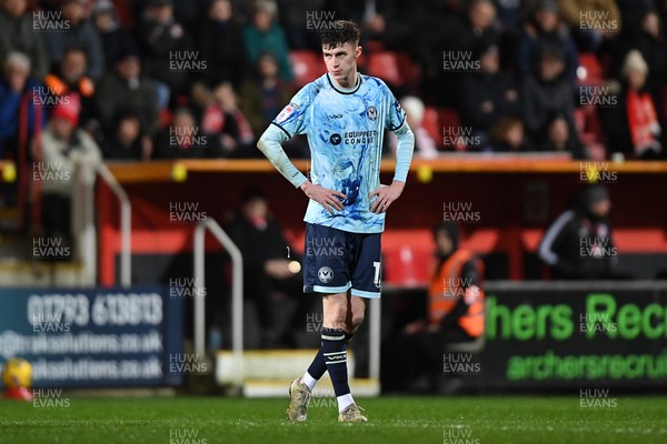 110226 - Swindon Town v Newport County - Sky Bet League 2 - Joe Thomas of Newport County