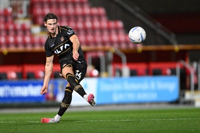 220926 - Swindon Town v Newport County - EFL Trophy -  Dan Sassi of Newport County