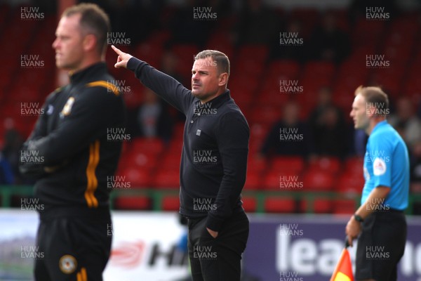 280919 - Swindon Town v Newport County - EFL SkyBet League 2 - Manager of Swindon Town Richie Wellens 