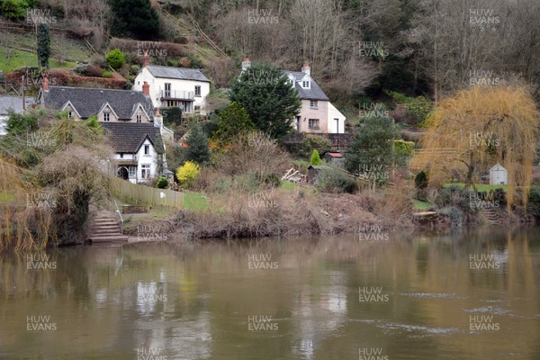 040216 - The view of Symonds Yat West from  Symonds Yat East in Herefordshire on the River Wye