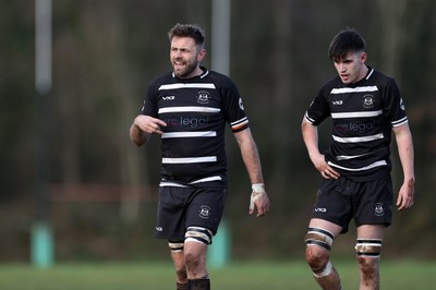 201225 - Taffs Well v Pentyrch - Admiral National League 2 East Central - Nick Jones of Pentyrch plays in his 100th game for the club, he has come through their mini and junior section and been a one-club man all his life