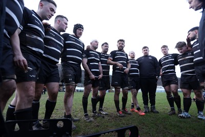 201225 - Taffs Well v Pentyrch - Admiral National League 2 East Central - Nick Jones of Pentyrch plays in his 100th game for the club, he has come through their mini and junior section and been a one-club man all his life