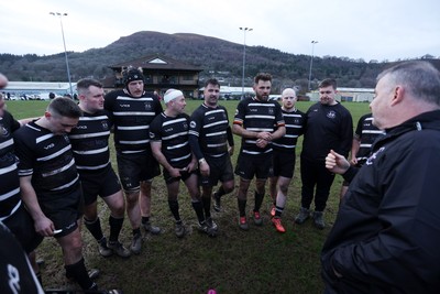 201225 - Taffs Well v Pentyrch - Admiral National League 2 East Central - Nick Jones of Pentyrch plays in his 100th game for the club, he has come through their mini and junior section and been a one-club man all his life