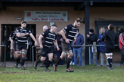 201225 - Taffs Well v Pentyrch - Admiral National League 2 East Central - Nick Jones of Pentyrch plays in his 100th game for the club, he has come through their mini and junior section and been a one-club man all his life
