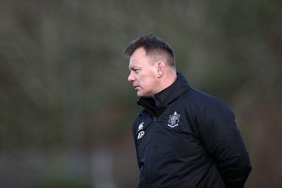 201225 - Taffs Well v Pentyrch - Admiral National League 2 East Central - Taffs Well Coach and former Wales international Matthew Rhys