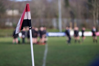 201225 - Taffs Well v Pentyrch - Admiral National League 2 East Central - Pitch flag