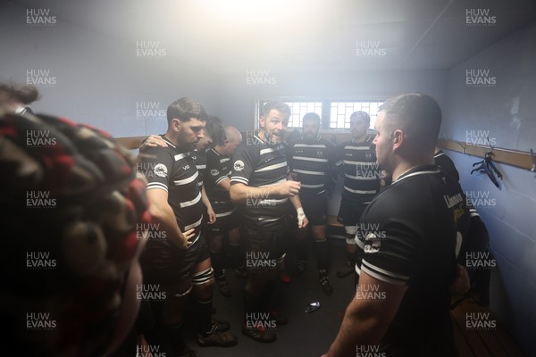 201225 - Taffs Well v Pentyrch - Admiral National League 2 East Central - Nick Jones of Pentyrch plays in his 100th game for the club, he has come through their mini and junior section and been a one-club man all his life