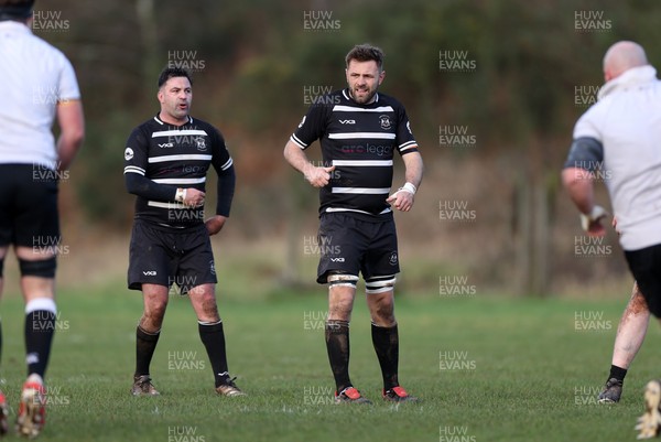 201225 - Taffs Well v Pentyrch - Admiral National League 2 East Central - Nick Jones of Pentyrch plays in his 100th game for the club, he has come through their mini and junior section and been a one-club man all his life