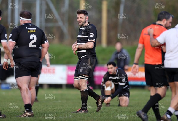 201225 - Taffs Well v Pentyrch - Admiral National League 2 East Central - Nick Jones of Pentyrch plays in his 100th game for the club, he has come through their mini and junior section and been a one-club man all his life