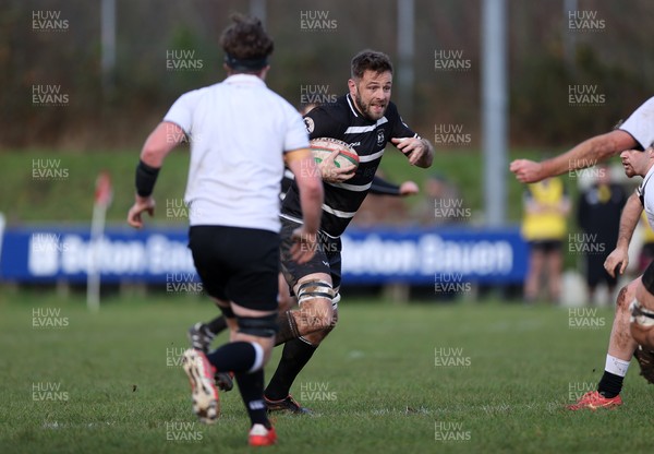 201225 - Taffs Well v Pentyrch - Admiral National League 2 East Central - Nick Jones of Pentyrch plays in his 100th game for the club, he has come through their mini and junior section and been a one-club man all his life