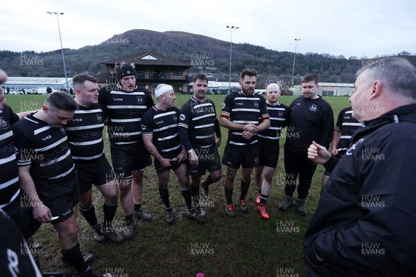 201225 - Taffs Well v Pentyrch - Admiral National League 2 East Central - Nick Jones of Pentyrch plays in his 100th game for the club, he has come through their mini and junior section and been a one-club man all his life