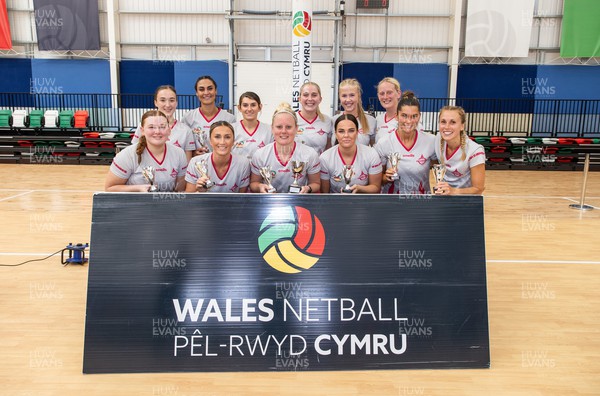 230723 - Wales Netball - Tantrwm National League Finals - Valleys Volcanoes v North East Inferno - 
