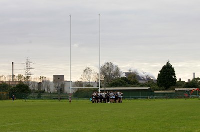 081016 Tata Steel RFC v Pontypool RFC - SWALEC Championship -Tata Steel take on Pontypool under the shadow of the Port Talbot steel works