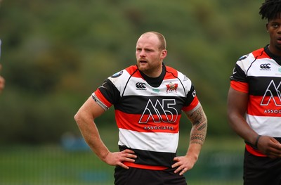 081016 Tata Steel RFC v Pontypool RFC - SWALEC Championship -Gareth Rusby Davies of Pontypool