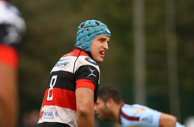 081016 Tata Steel RFC v Pontypool RFC - SWALEC Championship -Ben Sparks of Pontypool