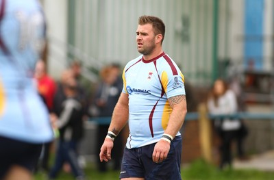 081016 Tata Steel RFC v Pontypool RFC - SWALEC Championship -Gerwyn Davies of Tata Steel