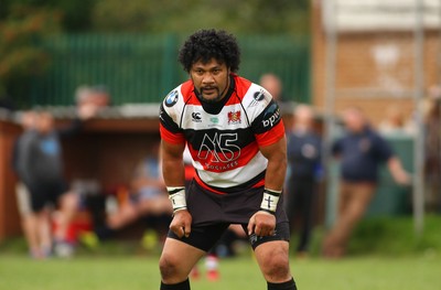 081016 Tata Steel RFC v Pontypool RFC - SWALEC Championship -Sione Tuipolotu of Pontypool