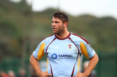 081016 Tata Steel RFC v Pontypool RFC - SWALEC Championship -David Edwards of Tata Steel